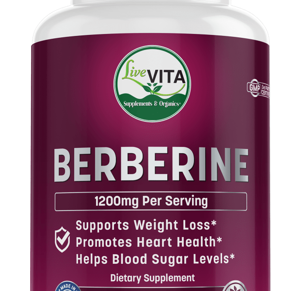 BERBERINE Supports Weight Loss * Promotes Heart Health * Helps Blood Sugar Levels